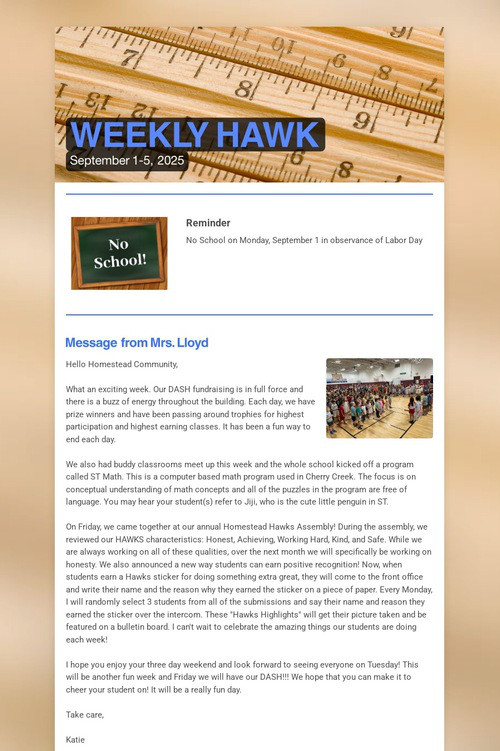 WEEKLY HAWK