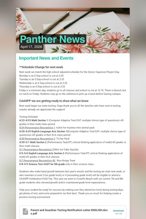 Panther News