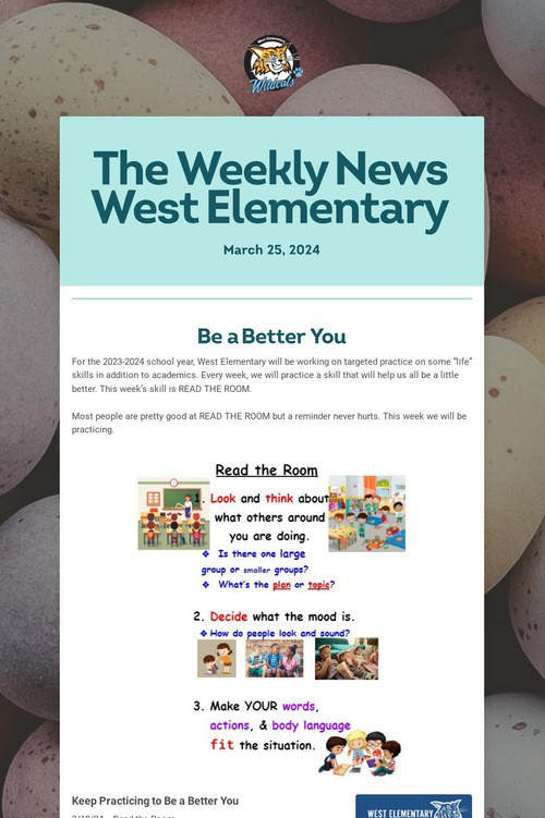 The Weekly News West Elementary