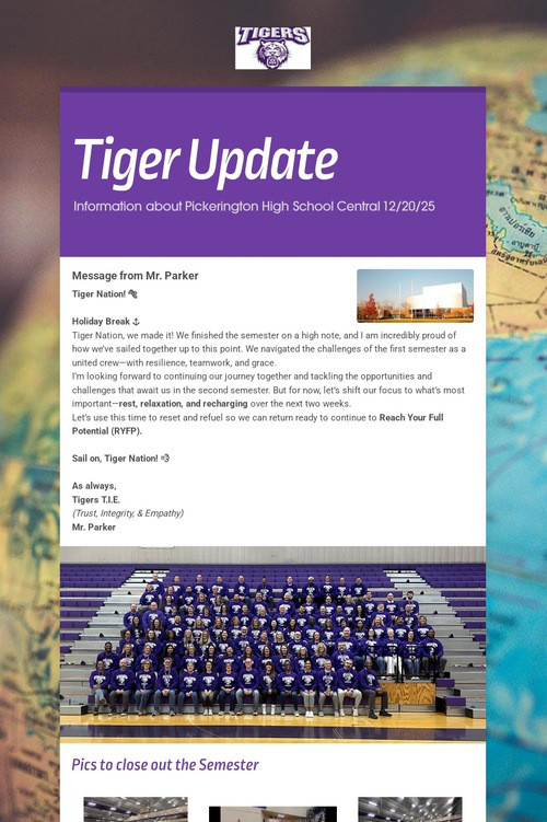 Tiger Update