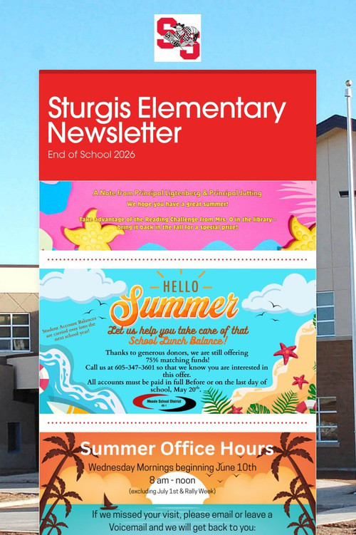 Sturgis Elementary Newsletter