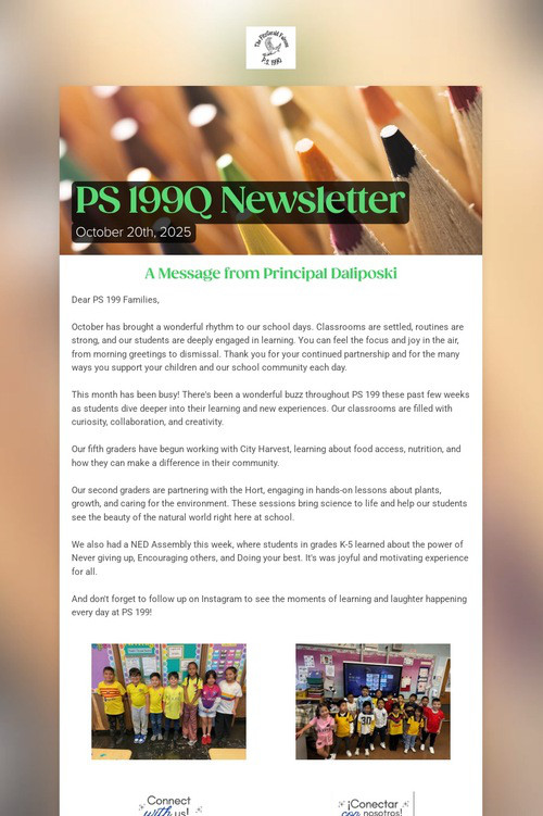 PS 199Q Newsletter