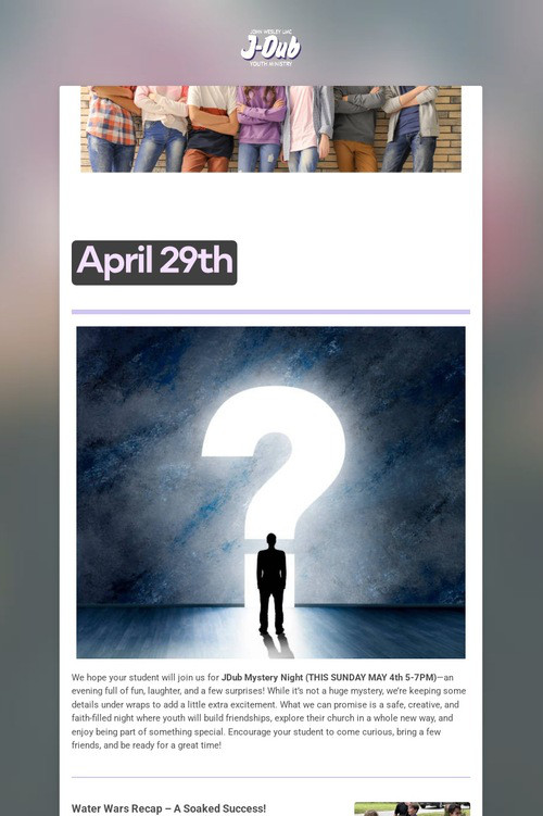 April 29th