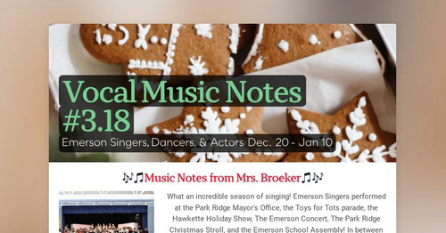 Vocal Music Notes #3.18