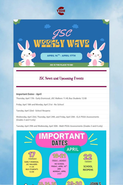 JSC Weekly Wave
