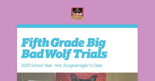 Fifth Grade Big Bad Wolf Trials