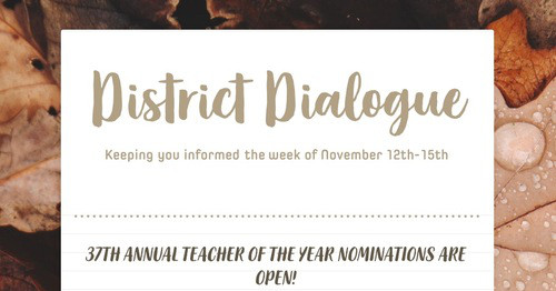 District Dialogue