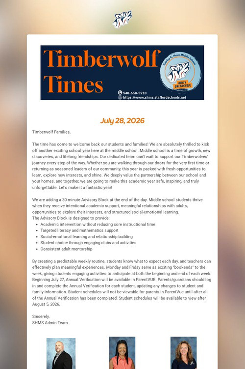 Timberwolf Times