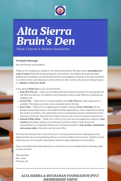Alta Sierra Bruin's Den