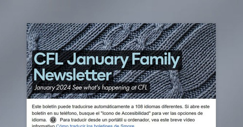 CFL January Family Newsletter