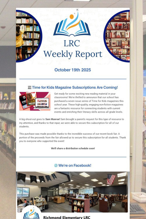LRC Weekly Update
