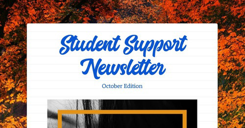 Student Support Newsletter