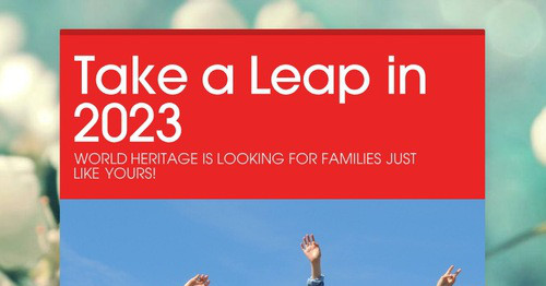 Take a Leap in 2023
