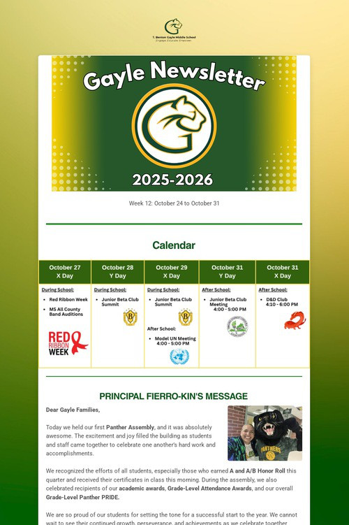 Gayle Newsletter