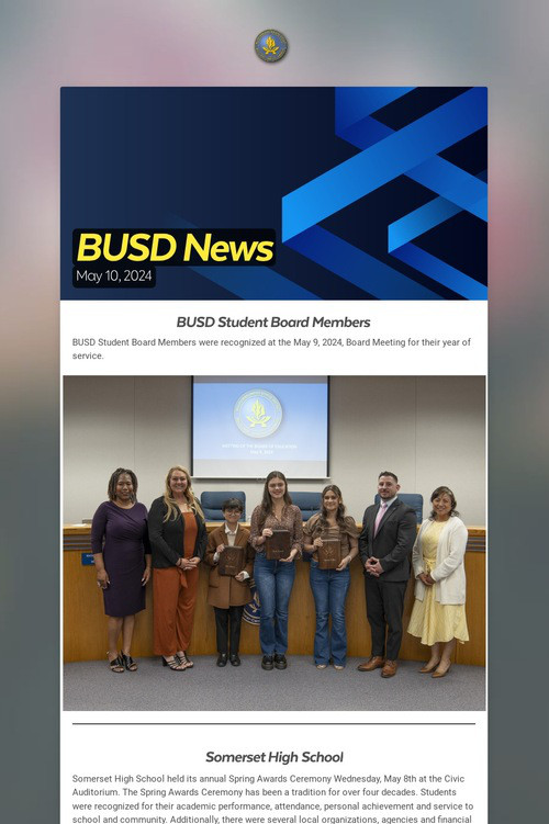 BUSD News