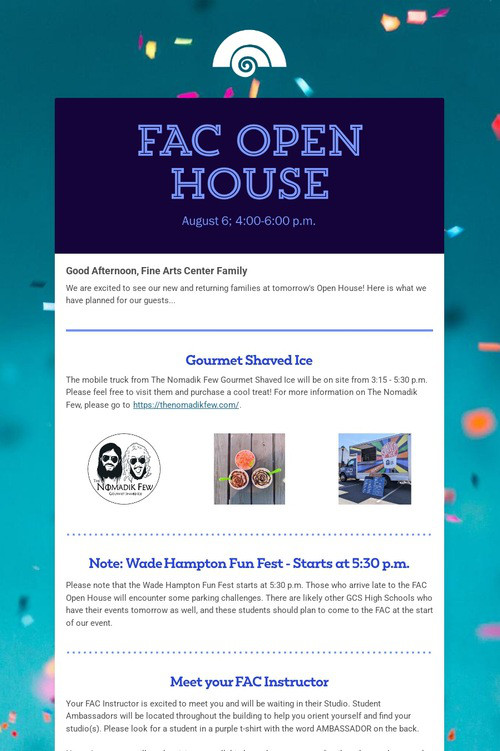 FAC Open House