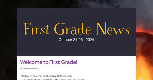 First Grade News