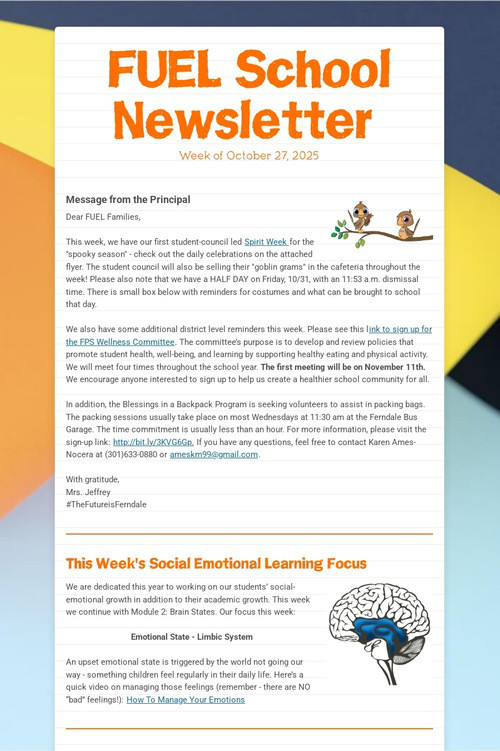 FUEL School Newsletter