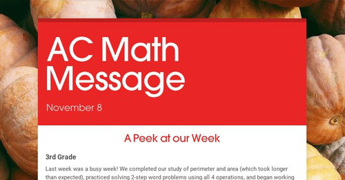 AC Math Message