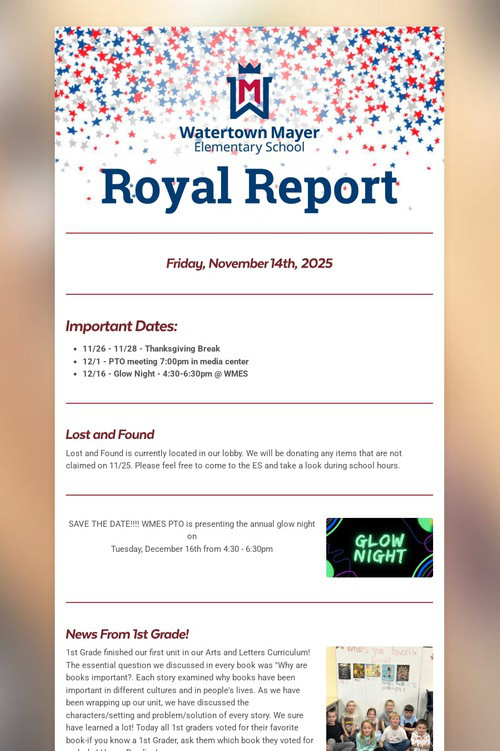 Royal Report