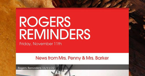 ROGERS REMINDERS