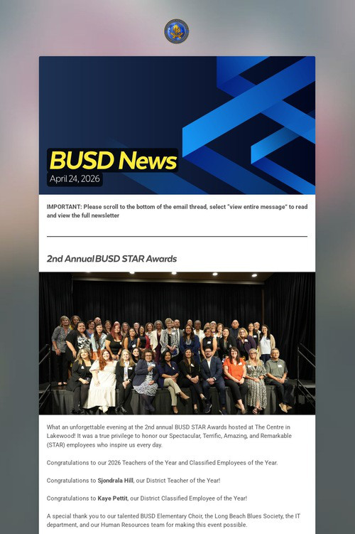 BUSD News