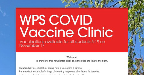 WPS COVID Vaccine Clinic