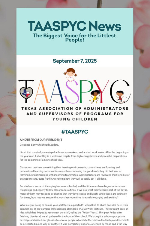 TAASPYC News