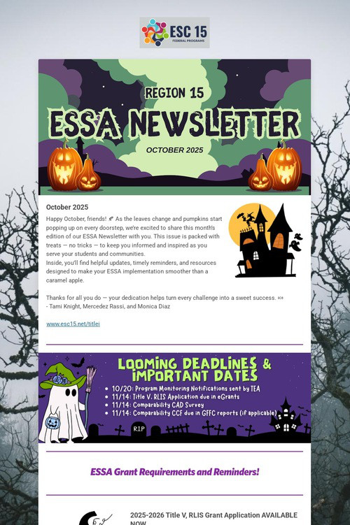 ESSA Newsletter