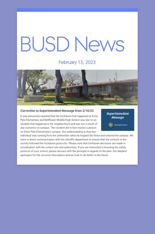 BUSD News