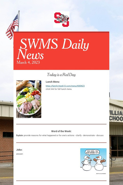 SWMS Daily News