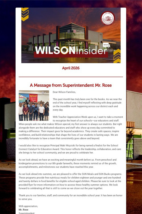 Wilson Insider