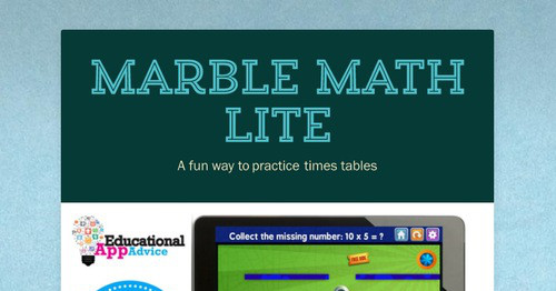 Marble Math Lite | Smore Newsletters
