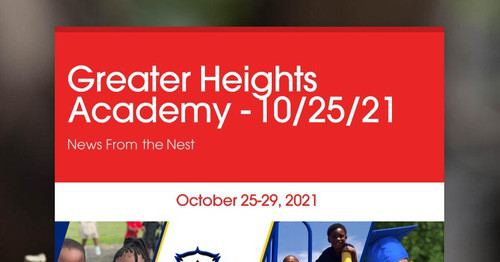 Greater Heights Academy - 10/25/21