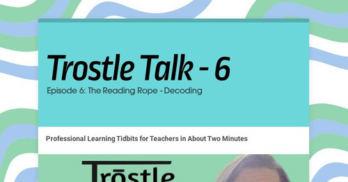 Trostle Talk - 6