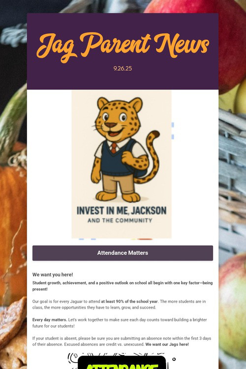 Jag Parent News