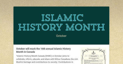 Islamic History Month