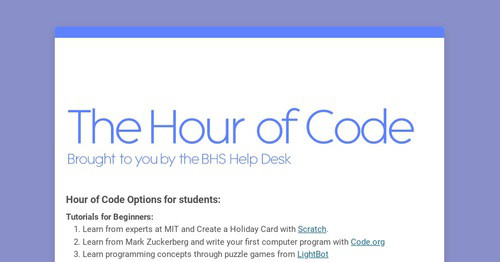 Hallowell Code Program Design newsletters to spread the word online | Smore