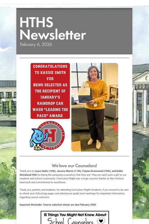 HTHS Newsletter