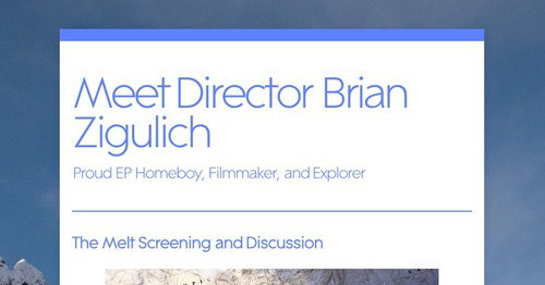 Meet Director Brian Zigulich