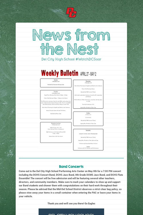 News from the Nest