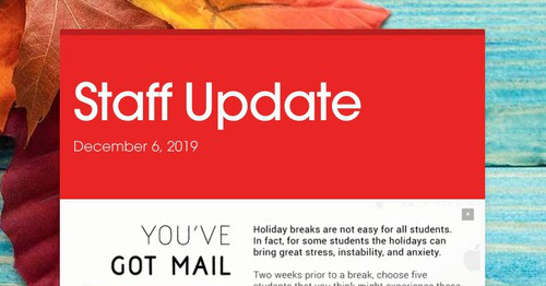 Staff Update | Smore Newsletters for Business