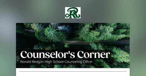 Counselor's Corner