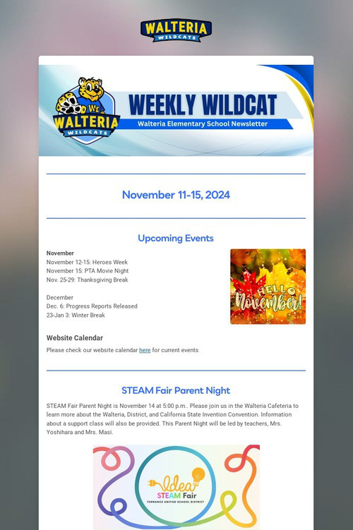 Weekly Wildcat