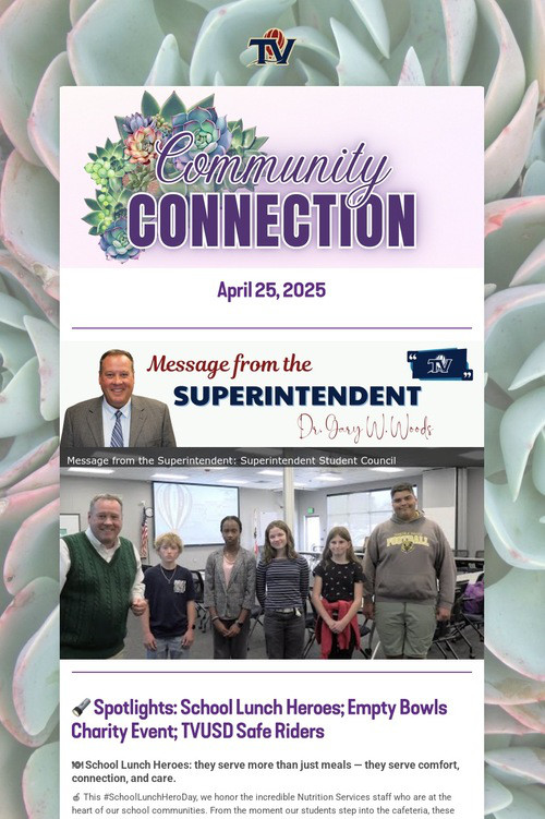 TVUSD COMMUNITY CONNECTION