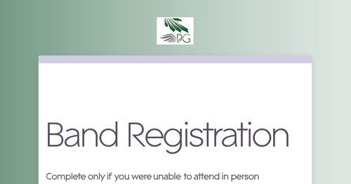 Band Registration