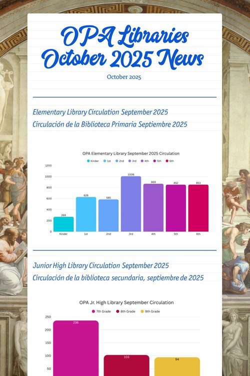 OPA Libraries October 2025 News