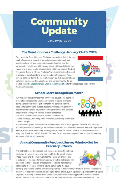 Community Update