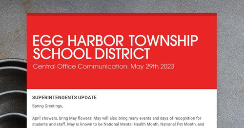 EGG HARBOR TOWNSHIP SCHOOL DISTRICT