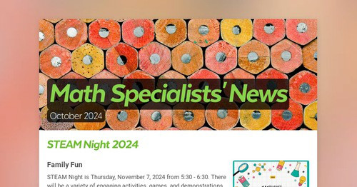Math Specialists' News
